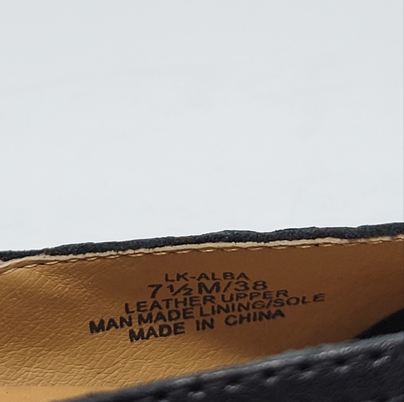 Lucky Brand Alba Leather Ballet Flats Slip on Curv - Picture 6 of 7